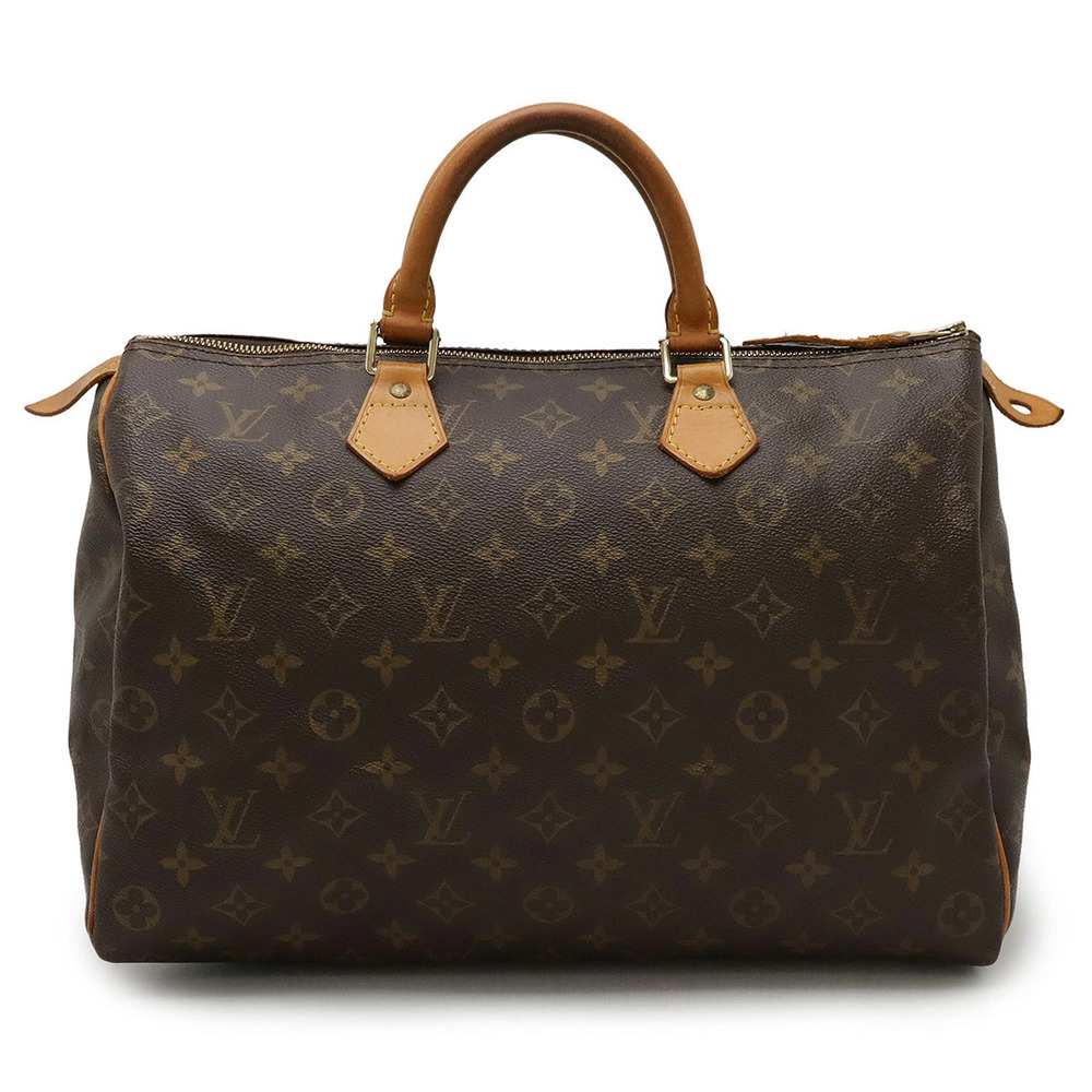 LOUIS VUITTON Monogram Speedy Handbag Boston Bag Travel